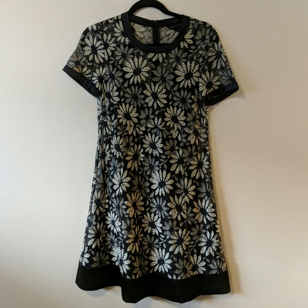 Marc Jacobs Black White Daisy Dress Size 2